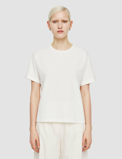 JOSEPH Fashion Women Comfort Cotton T-Shirt Ivory