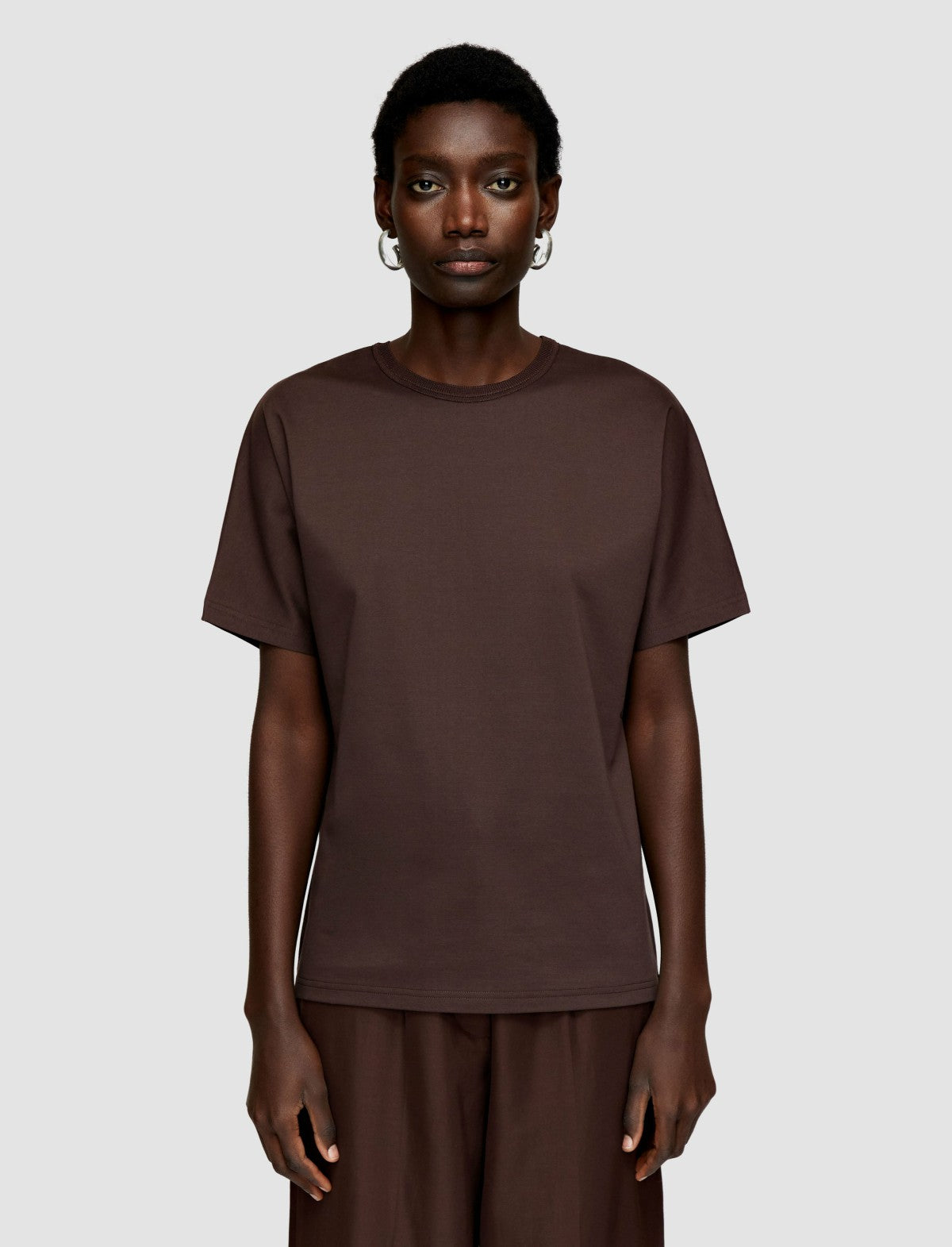 JOSEPH Fashion Women Comfort Cotton T-shirt Ebony
