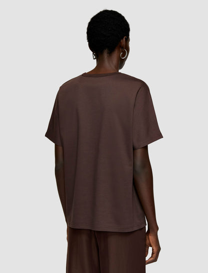 JOSEPH Fashion Women Comfort Cotton T-shirt Ebony