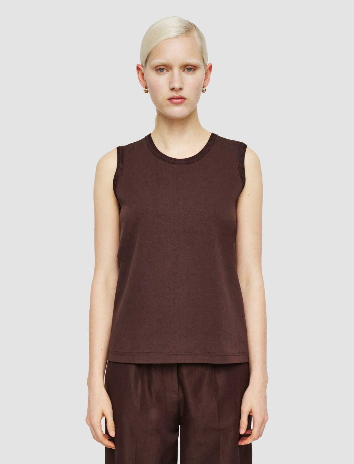 JOSEPH Fashion Women Comfort Cotton Tank Top Ebony