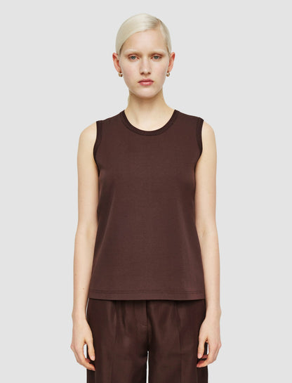 JOSEPH Fashion Women Comfort Cotton Tank Top Ebony