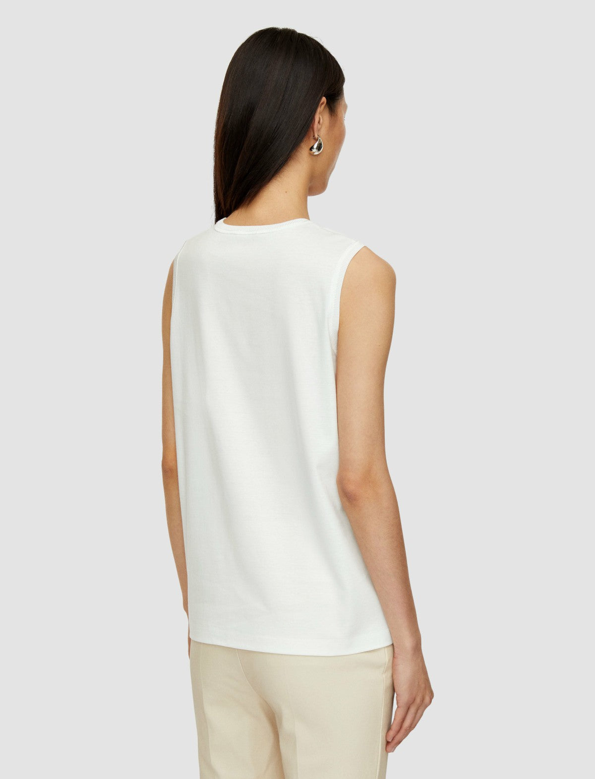 JOSEPH Fashion Women Comfort Cotton Tank Top Ivory