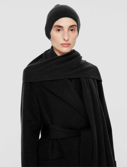 JOSEPH Fashion Women Light Pure Cashmere Scarf Black