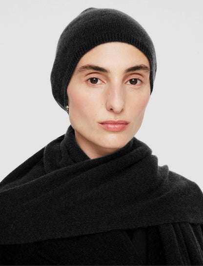 JOSEPH Fashion Women Light Pure Cashmere Hat Black