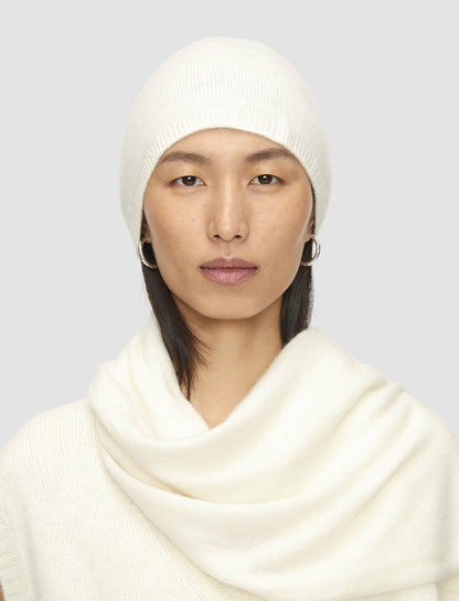 JOSEPH Fashion Women Light Pure Cashmere Hat Ivory