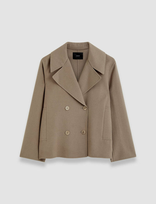 JOSEPH Fashion Women Gilkes Light Double Face Jacket Escargot