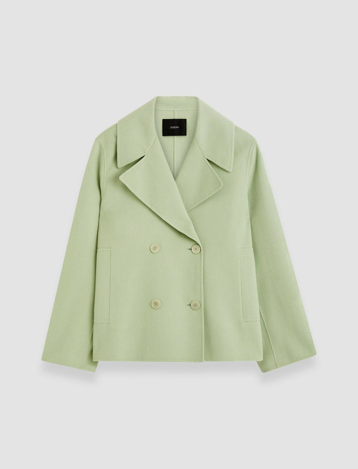 JOSEPH Fashion Women Gilkes Light Double Face Jacket Matcha