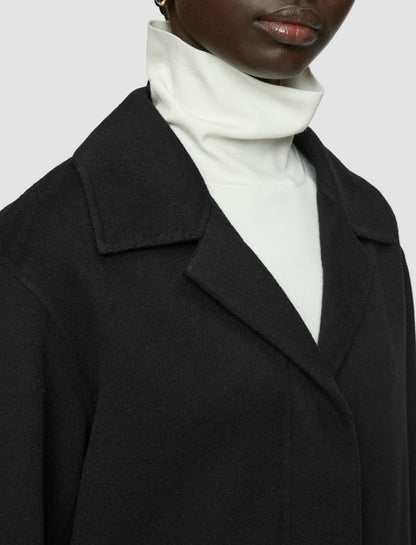 JOSEPH Fashion Women Collin Light Double Face Jacket Black