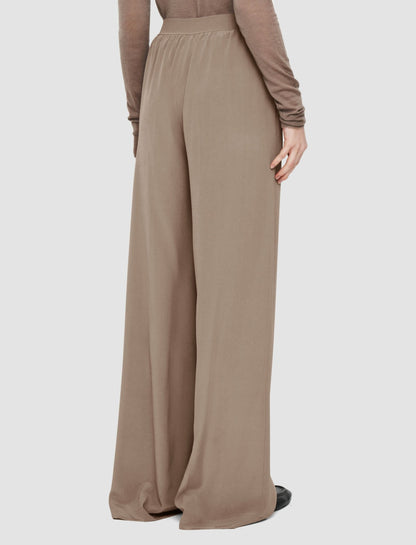 JOSEPH Fashion Women Hulin Crepe de Soie Silk Trousers Escargot