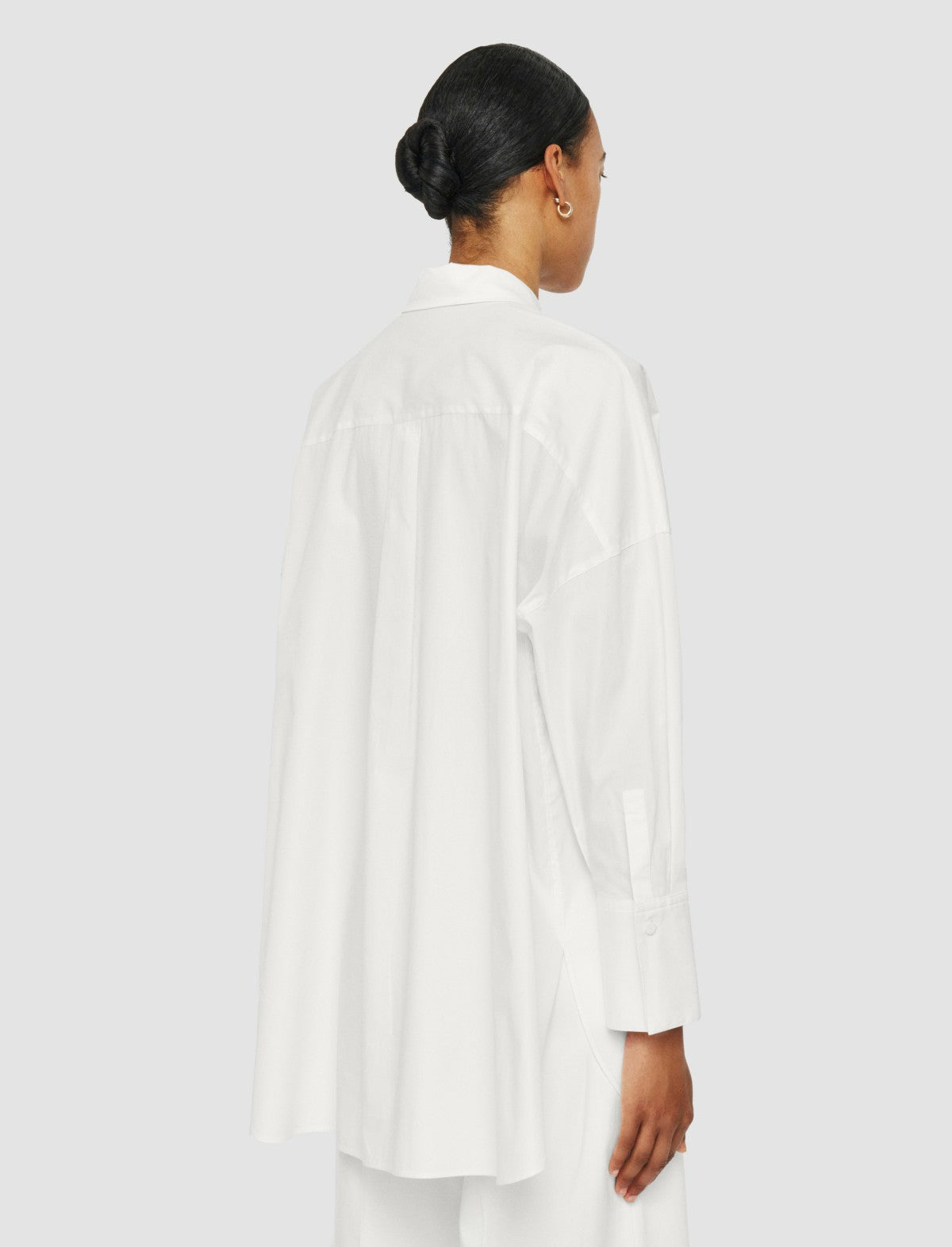 JOSEPH Fashion Women Comete Poplin Cotton Shirt White