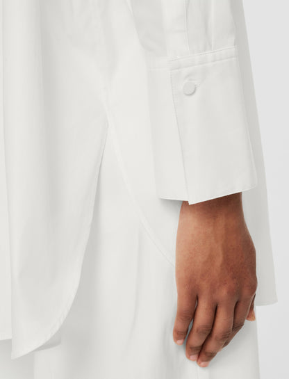 JOSEPH Fashion Women Comete Poplin Cotton Shirt White
