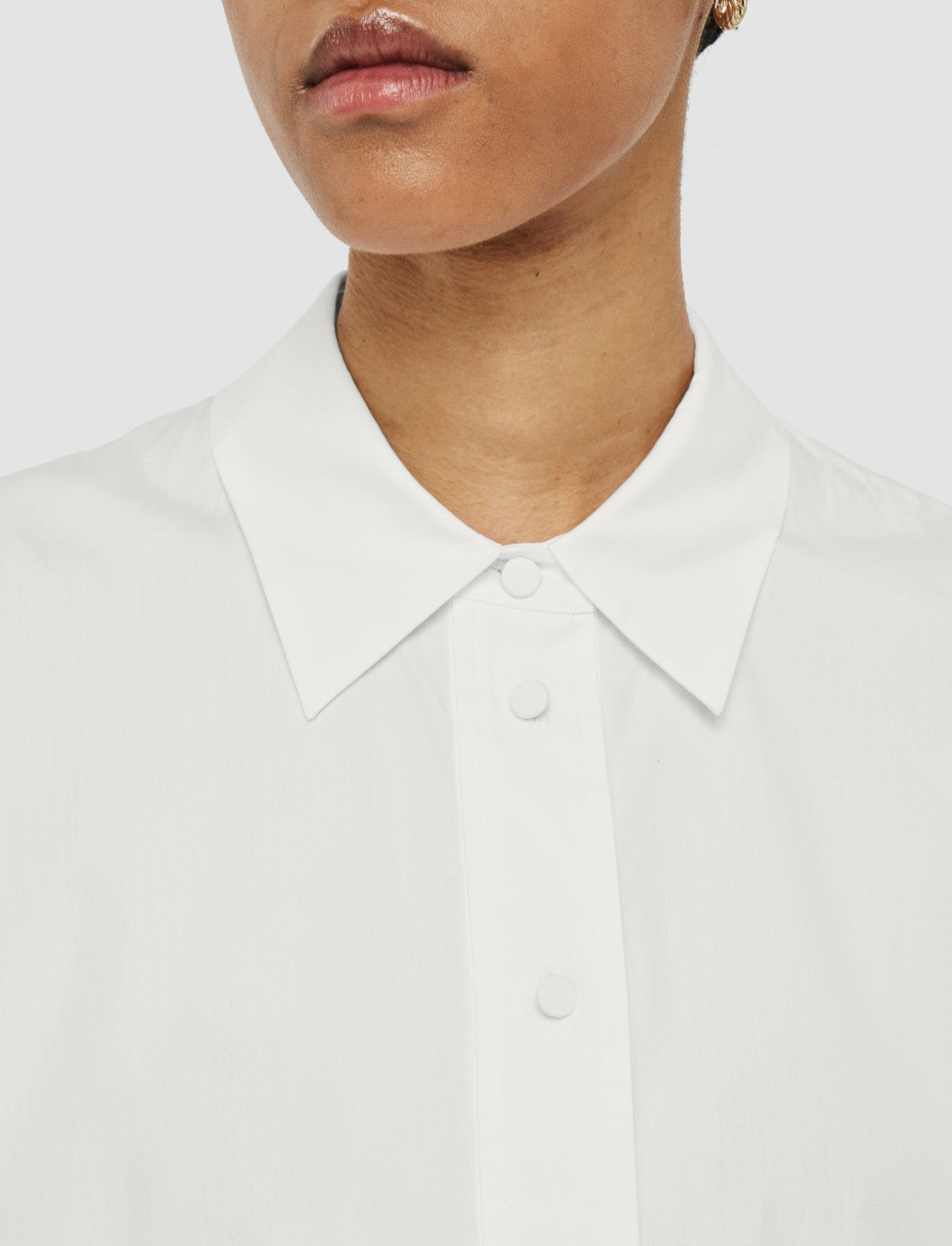 JOSEPH Fashion Women Comete Poplin Cotton Shirt White