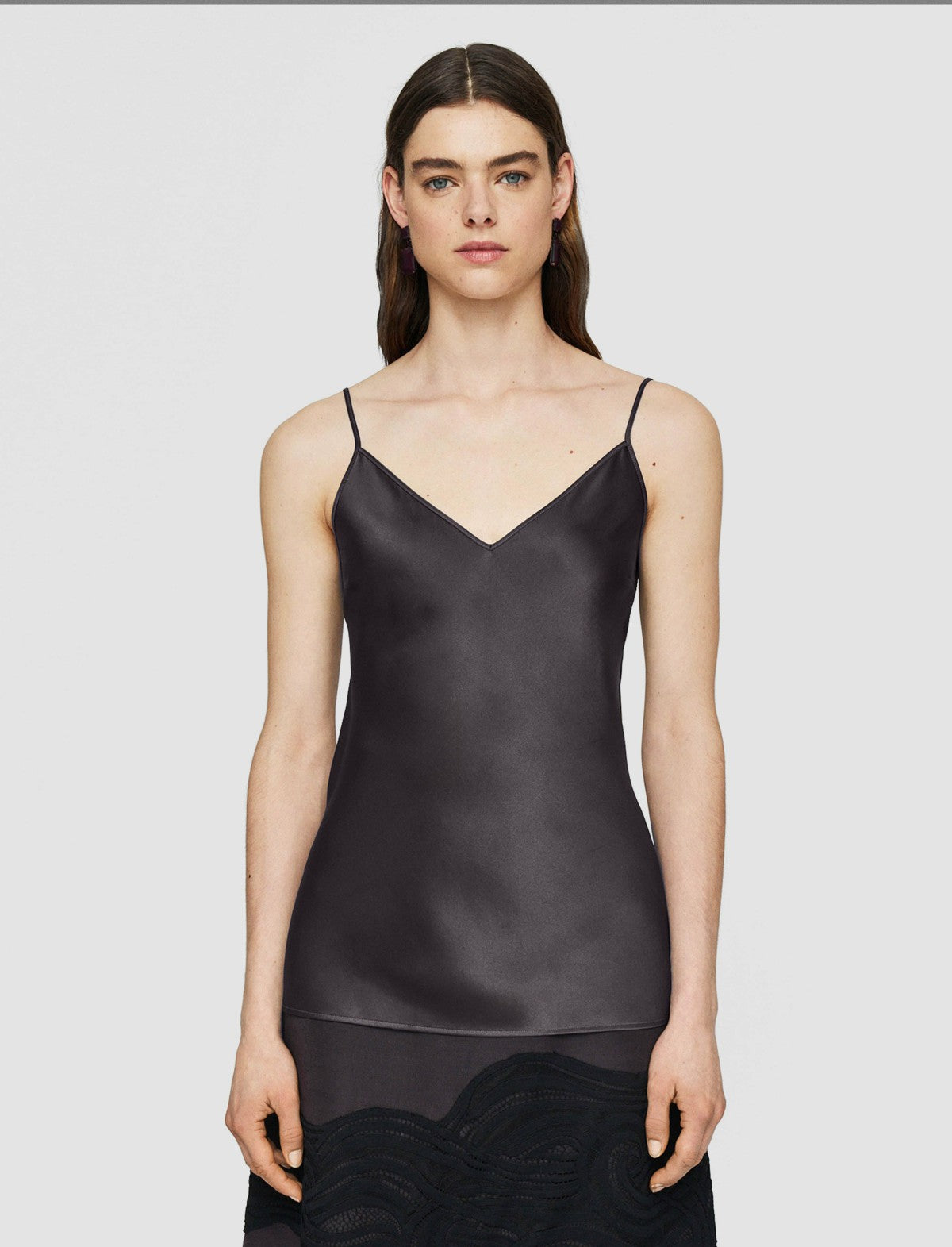JOSEPH Fashion Women Clea Silk Satin Camisole Aurora