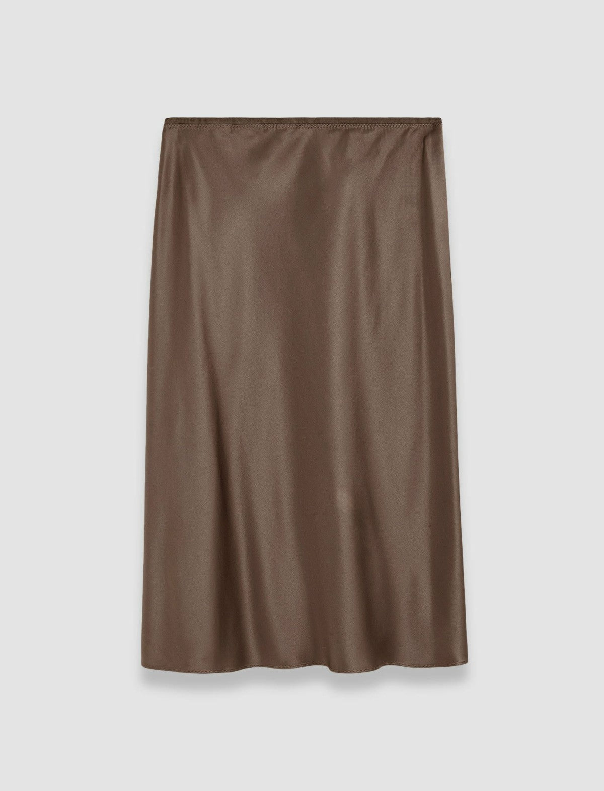 JOSEPH Fashion Women Isaak Silk Satin Skirt Escargot
