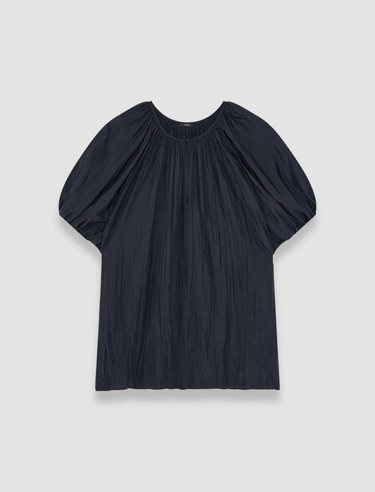 JOSEPH Fashion Women Briela Habotai Silk Blouse Navy