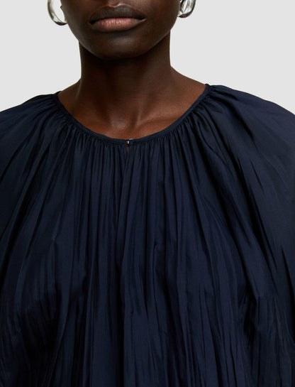 JOSEPH Fashion Women Briela Habotai Silk Blouse Navy