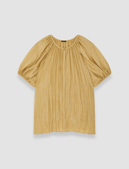 JOSEPH Fashion Women Briela Habotai Silk Blouse Desert Sand
