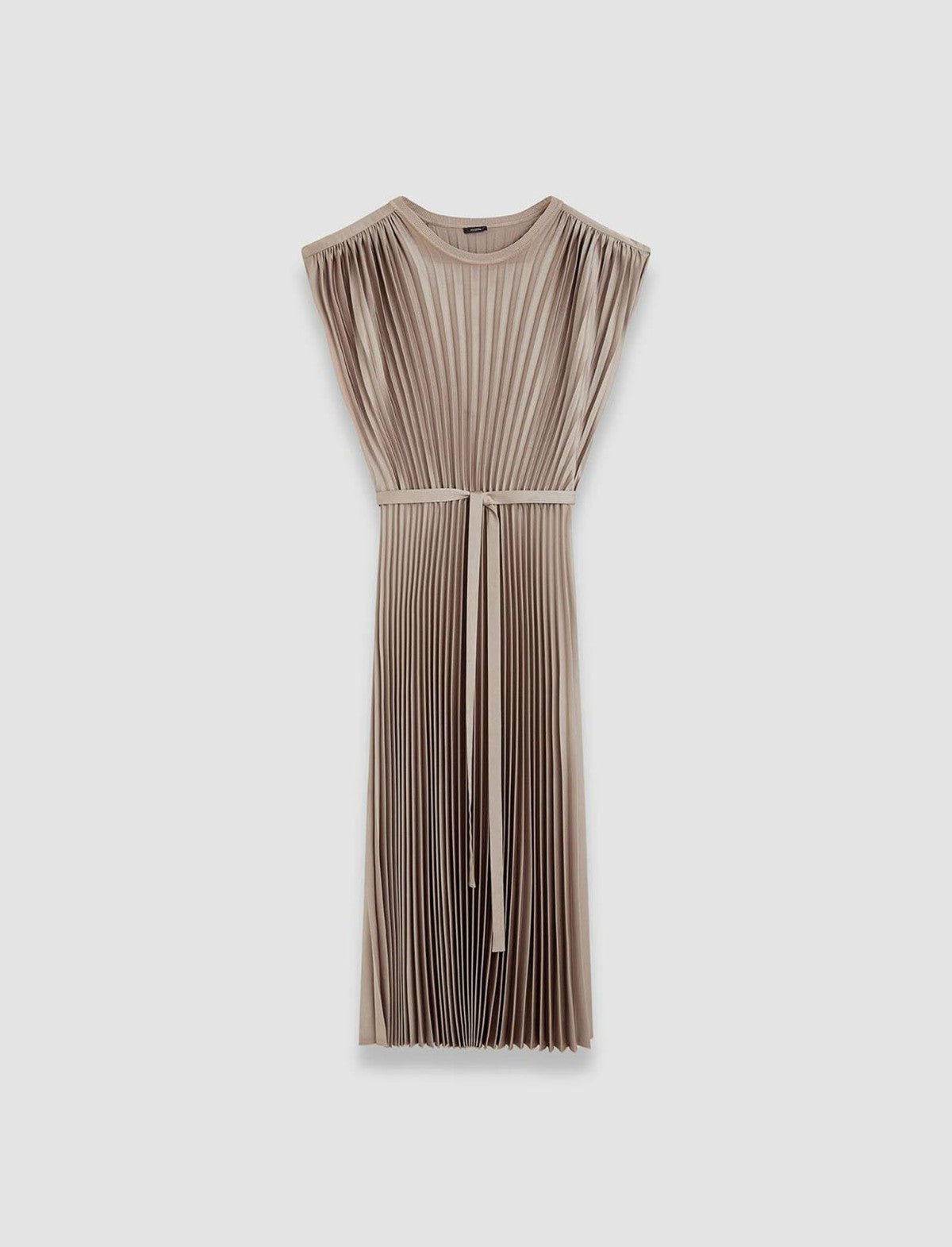 JOSEPH Fashion Women Volta Knit Weave Plissé Dress Escargot