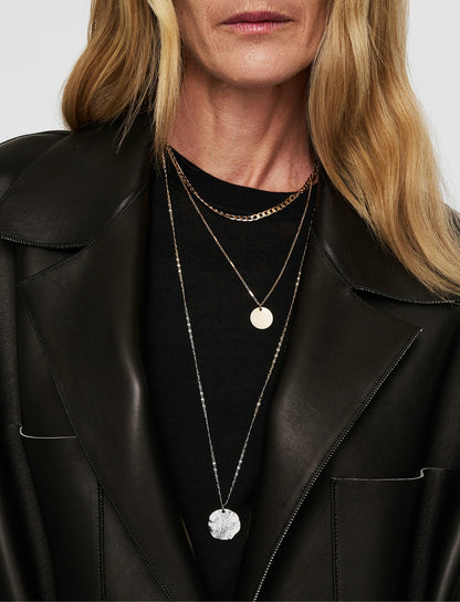 JOSEPH Fashion Women Tison Bonded Leather Jacket Black