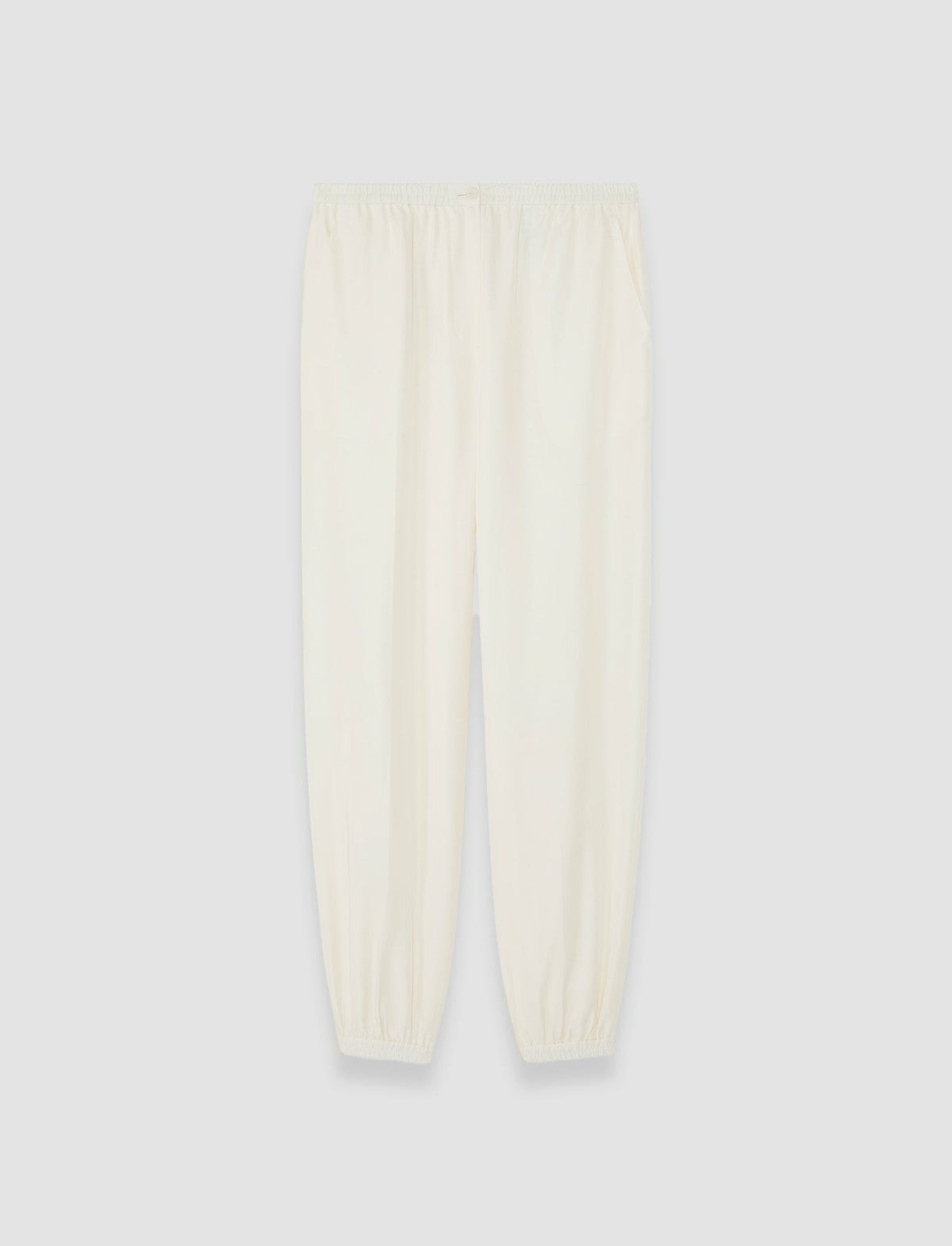 JOSEPH Fashion Women Taio Soft Cotton Silk Trousers Ivory