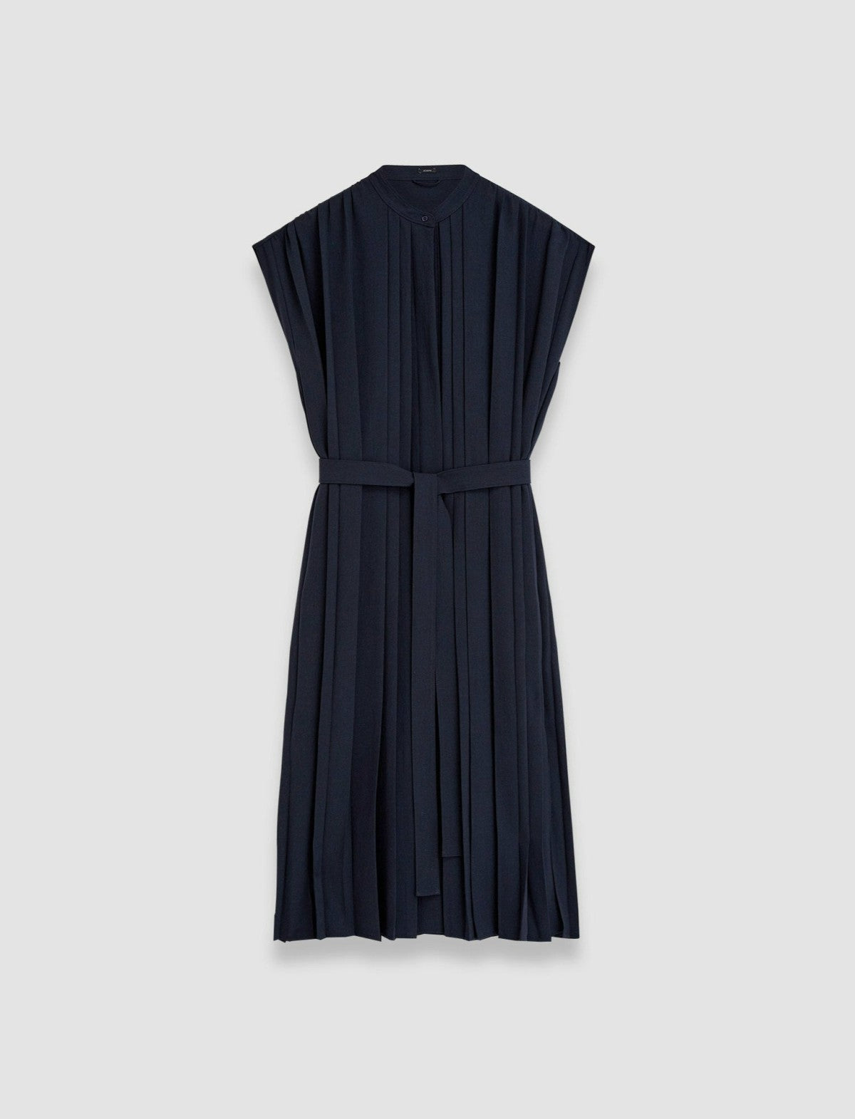 JOSEPH Fashion Women Davidge Airy Plissé Dress Navy