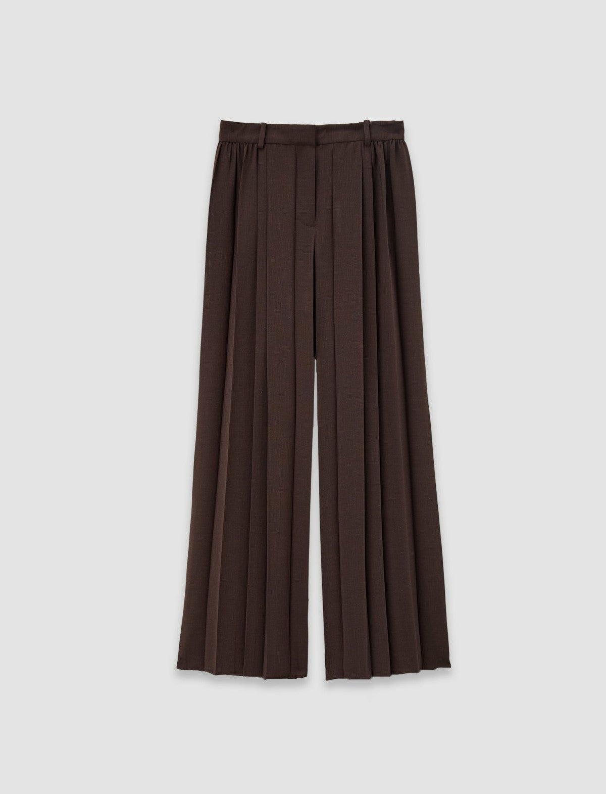 JOSEPH Fashion Women Tibre Airy Plissé Trousers Ebony