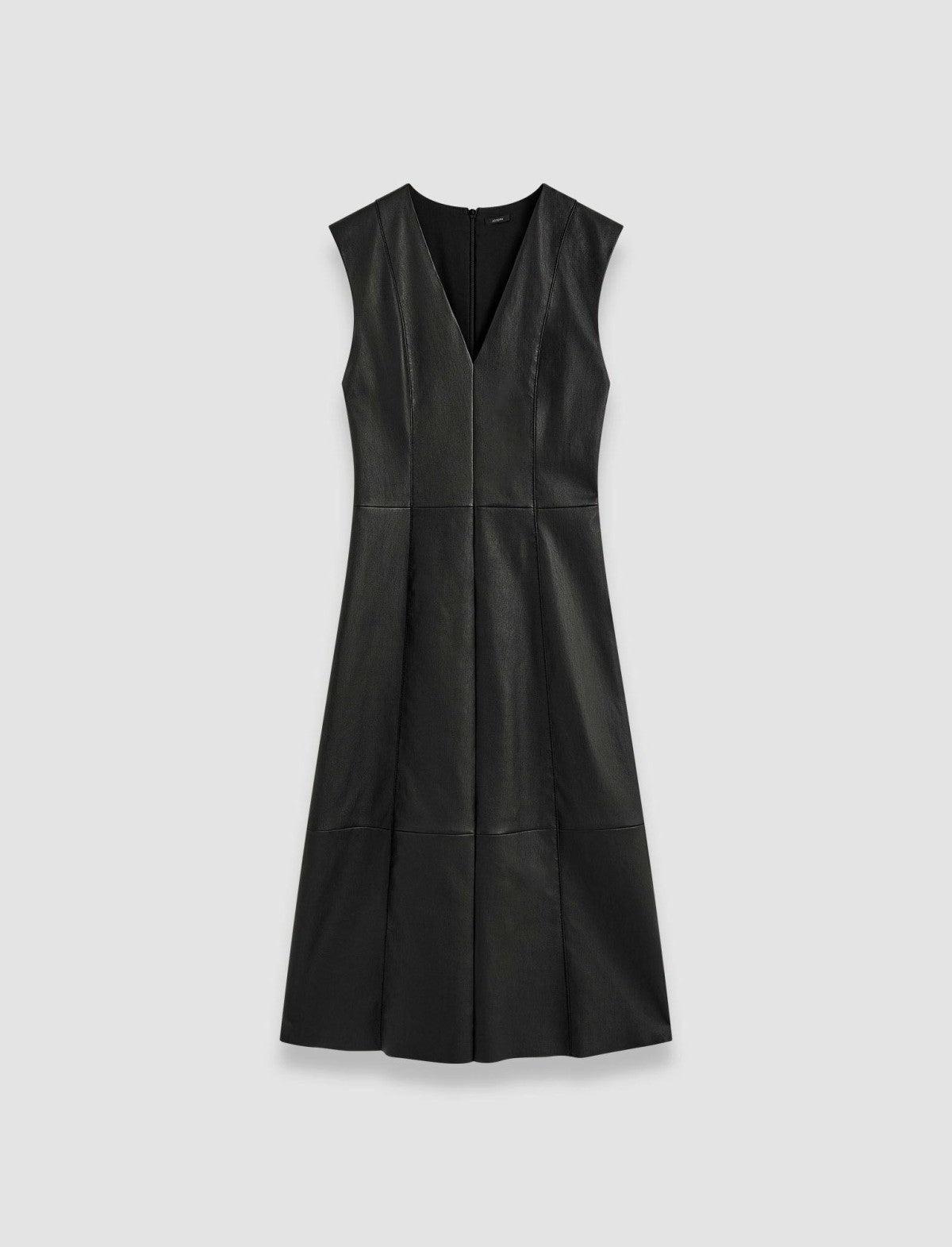 JOSEPH Fashion Women Kosma Leather Stretch Dress Black