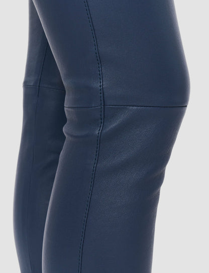 JOSEPH Fashion Women Leather Stretch Leggings Harbour