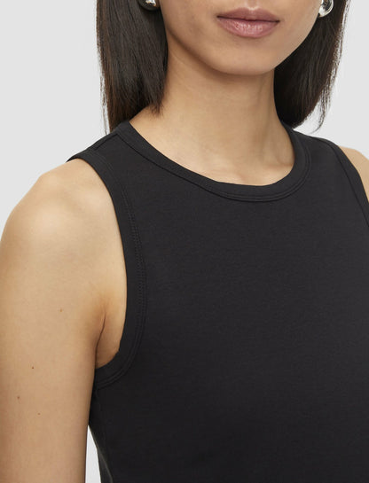 JOSEPH Fashion Women Jersey Rib Tank Top Black