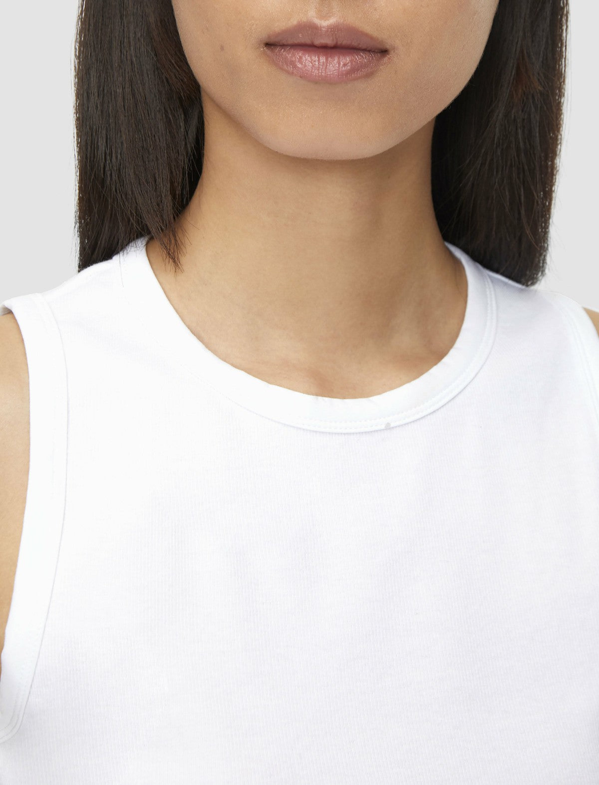 JOSEPH Fashion Women Jersey Rib Tank Top Off White