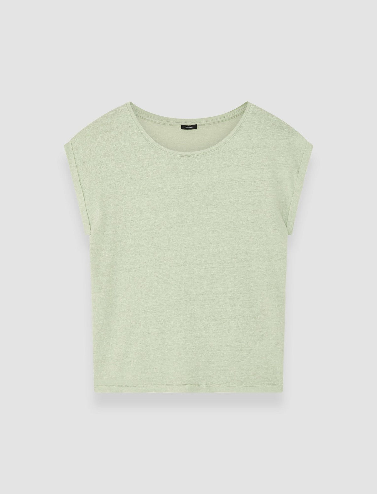 JOSEPH Fashion Women Linen Jersey Top Matcha