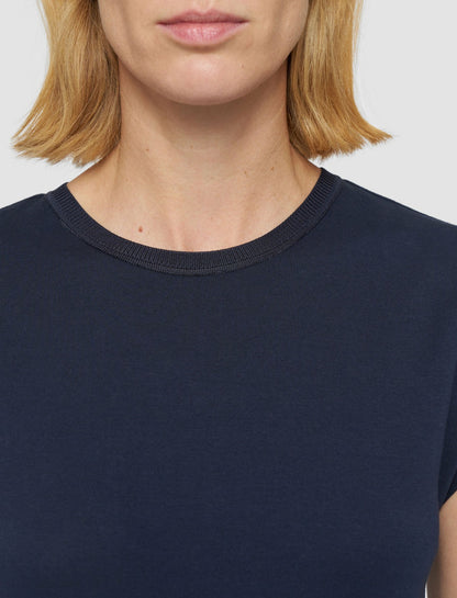 JOSEPH Fashion Women Poplin Jersey Dress Navy