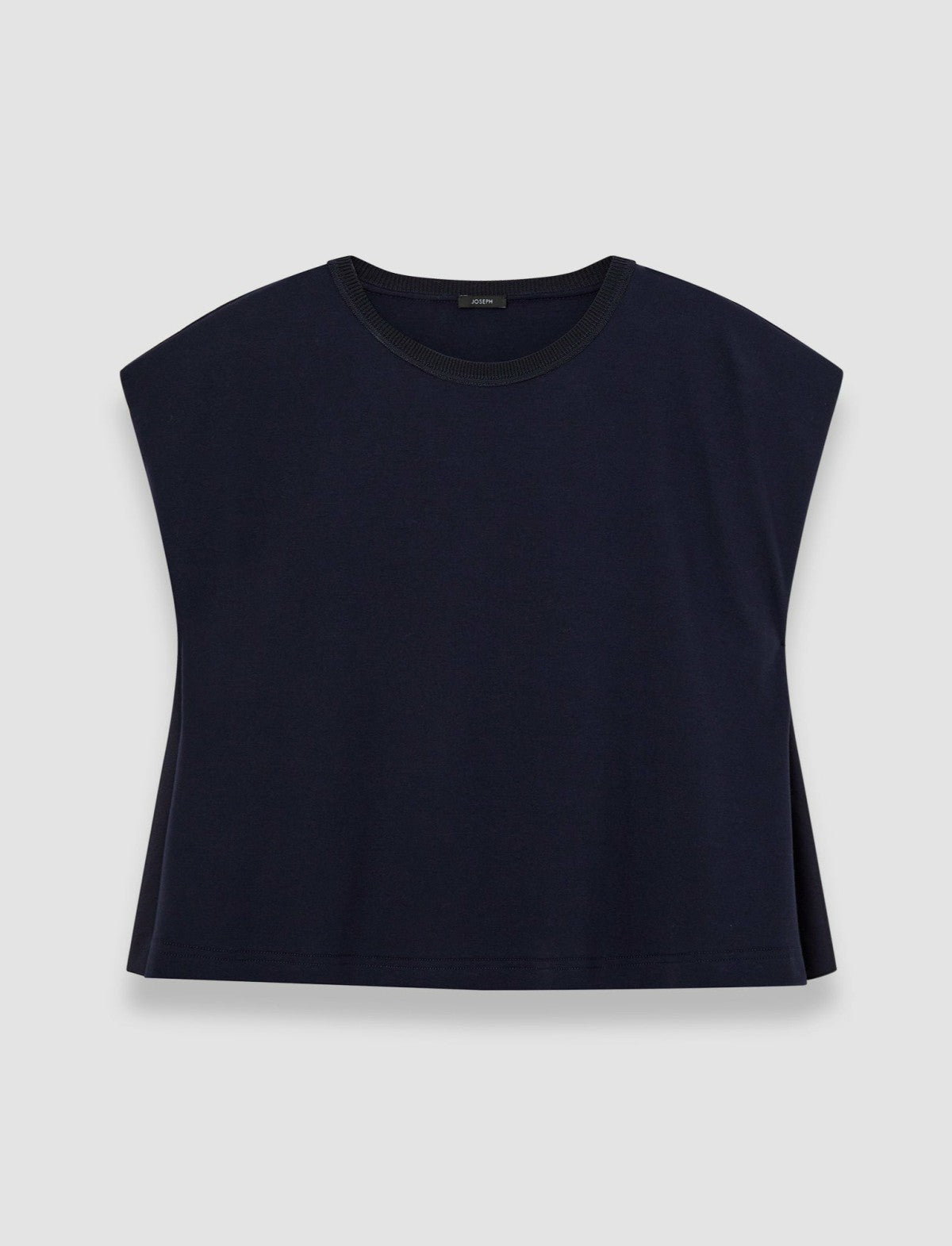 JOSEPH Fashion Women Poplin Jersey T-Shirt Navy
