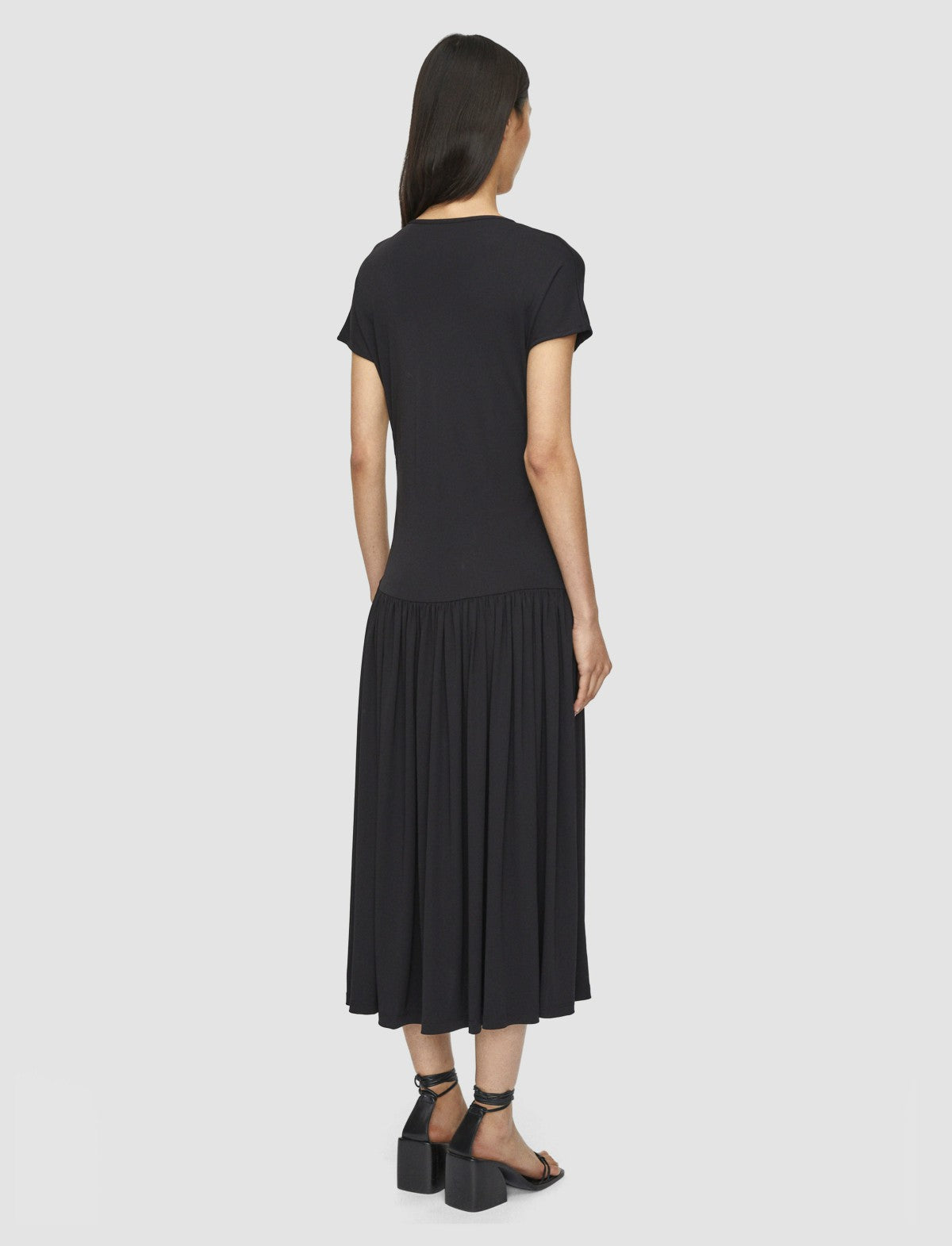 JOSEPH Fashion Women Isaure Crepe Jersey Dress Black