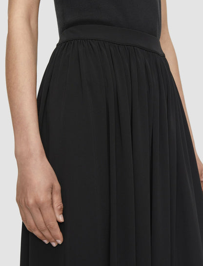 JOSEPH Fashion Women Vidal Crepe Jersey Skirt Black