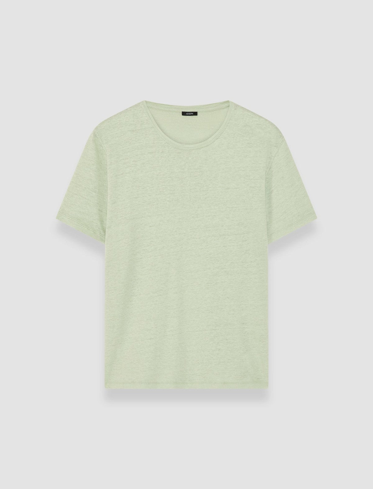 JOSEPH Fashion Women Linen Jersey T-Shirt Matcha