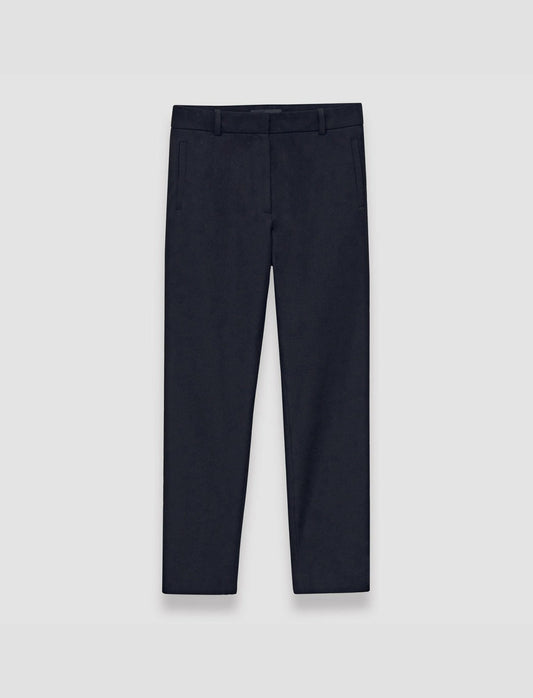 JOSEPH Fashion Women New Eliston Gabardine Stretch Trousers Navy
