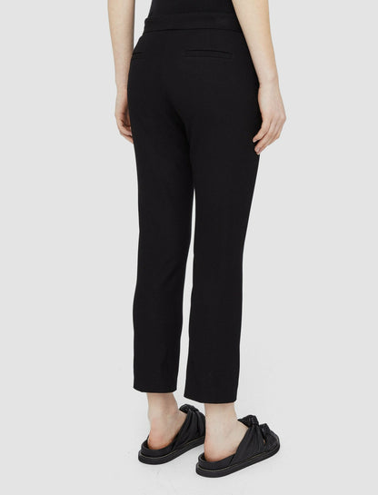 JOSEPH Fashion Women Gabardine Stretch Queen Trousers Black