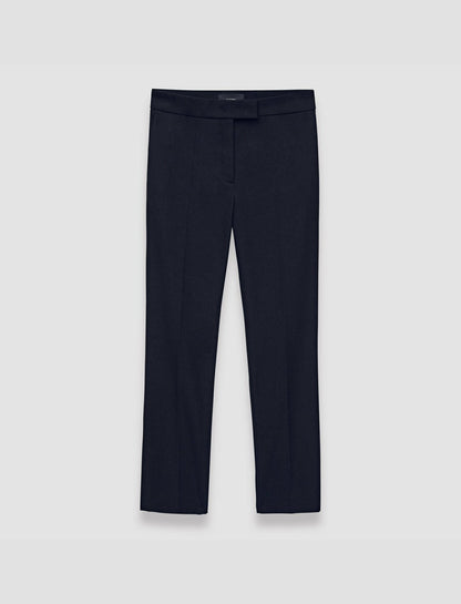 JOSEPH Fashion Women Gabardine Stretch Queen Trousers Navy