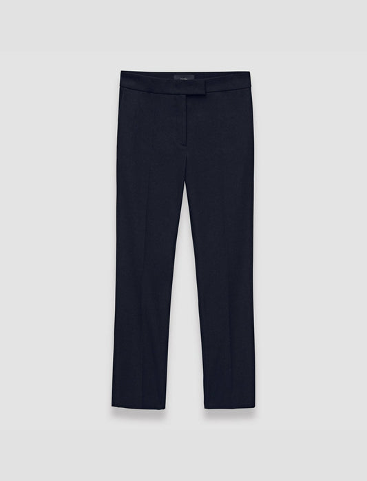JOSEPH Fashion Women Gabardine Stretch Queen Trousers Navy