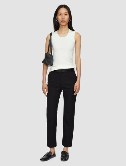 JOSEPH Fashion Women Coleman Gabardine Stretch Trousers Black