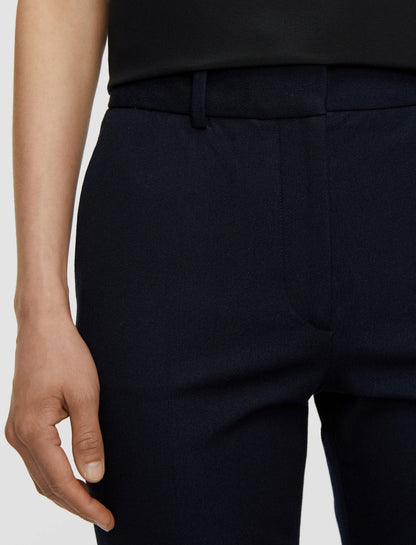 JOSEPH Fashion Women Coleman Gabardine Stretch Trousers Navy