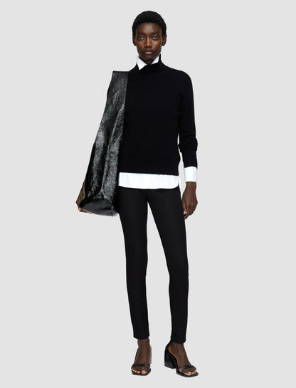 JOSEPH Fashion Women Gabardine Stretch Leggings Black