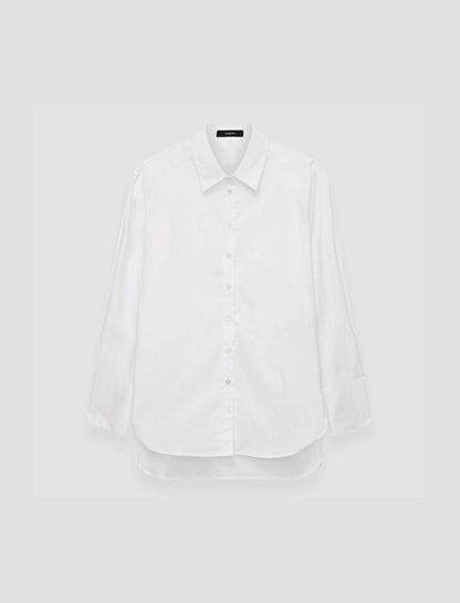 JOSEPH Fashion Women Light Poplin Joe Shirt White