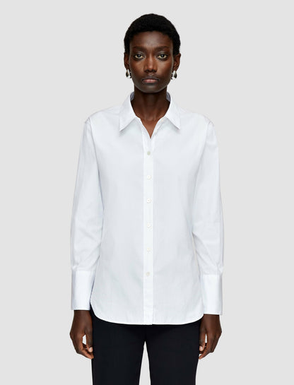 JOSEPH Fashion Women Light Poplin Joe Shirt White