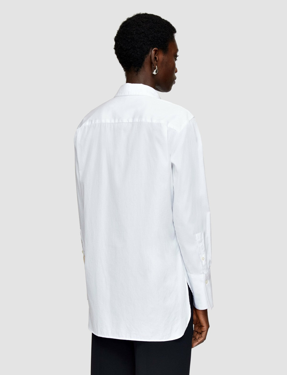 JOSEPH Fashion Women Light Poplin Joe Shirt White