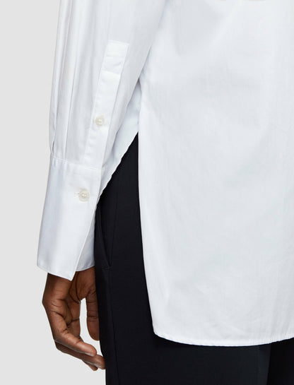 JOSEPH Fashion Women Light Poplin Joe Shirt White