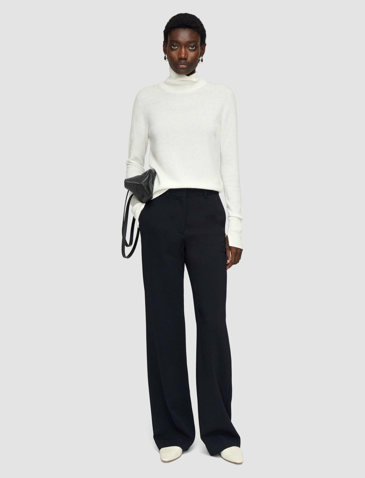 JOSEPH Fashion Women Comfort Cady Morissey Trousers Black