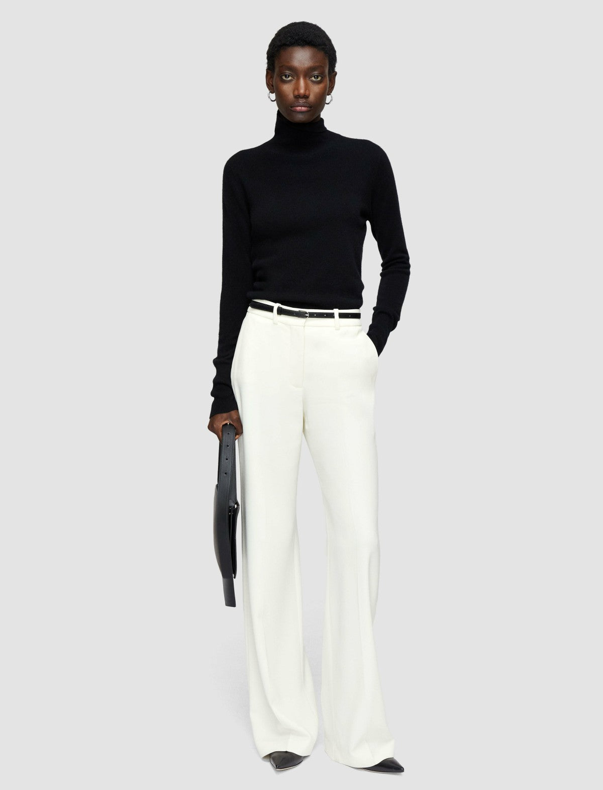 JOSEPH Fashion Women Comfort Cady Morissey Trousers Ivory