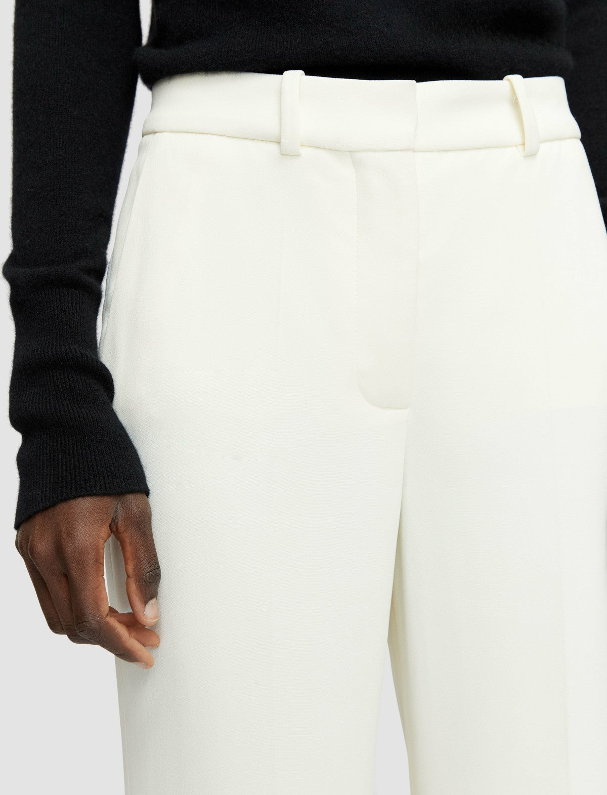 JOSEPH Fashion Women Comfort Cady Morissey Trousers Ivory